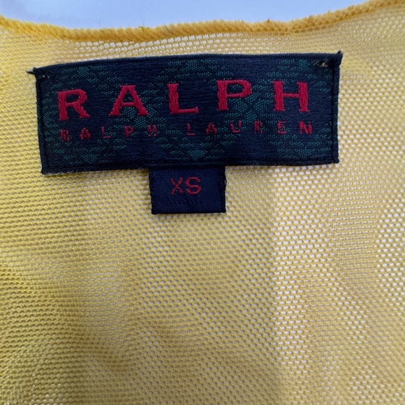 2 piece Swim Coverup Vibrant Yellow Tank with Sheer Patterned Pants - Picture 8 of 10